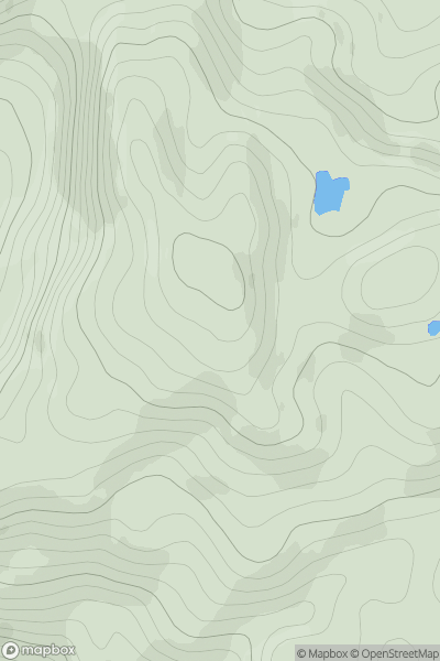 Thumbnail image for Creag an Fhraoich [Loch Torridon to Loch Maree] showing contour plot for surrounding peak
